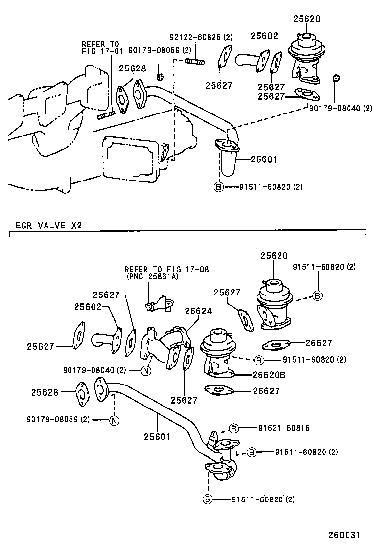  DYNA 200 TOYOACE G25 |  EXHAUST GAS RECIRCULATION SYSTEM