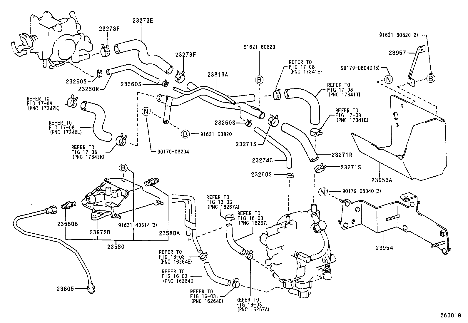  DYNA 200 TOYOACE G25 |  LPG CARBURETOR FUEL PIPE