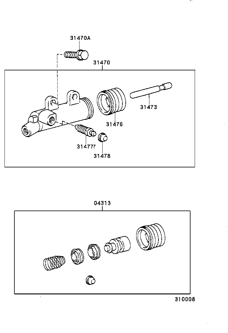  LAND CRUISER PRADO |  CLUTCH RELEASE CYLINDER