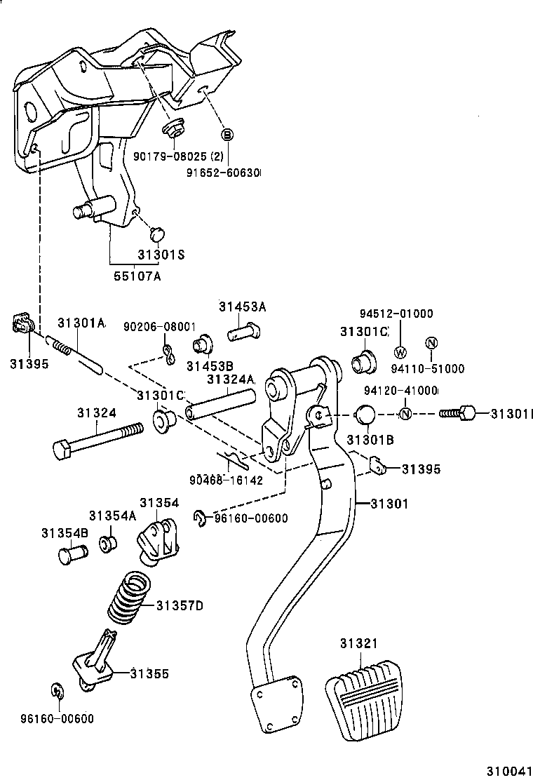  CELICA |  CLUTCH PEDAL FLEXIBLE HOSE