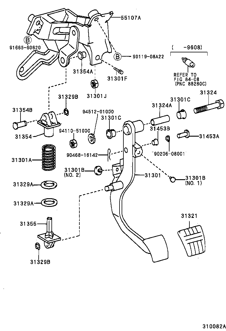  SOARER |  CLUTCH PEDAL FLEXIBLE HOSE