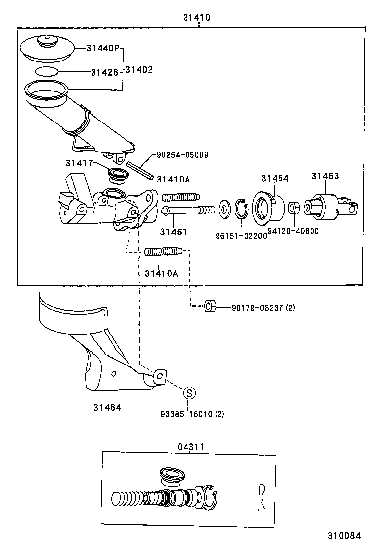  SOARER |  CLUTCH MASTER CYLINDER