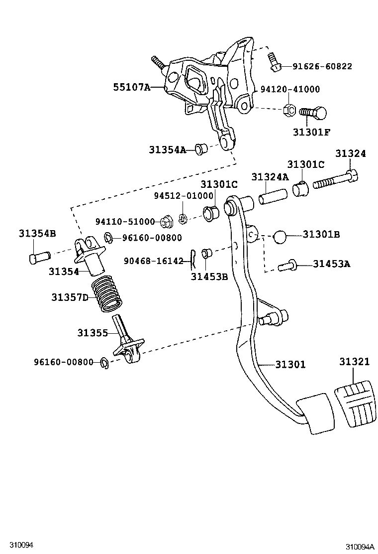  MARK 2 |  CLUTCH PEDAL FLEXIBLE HOSE