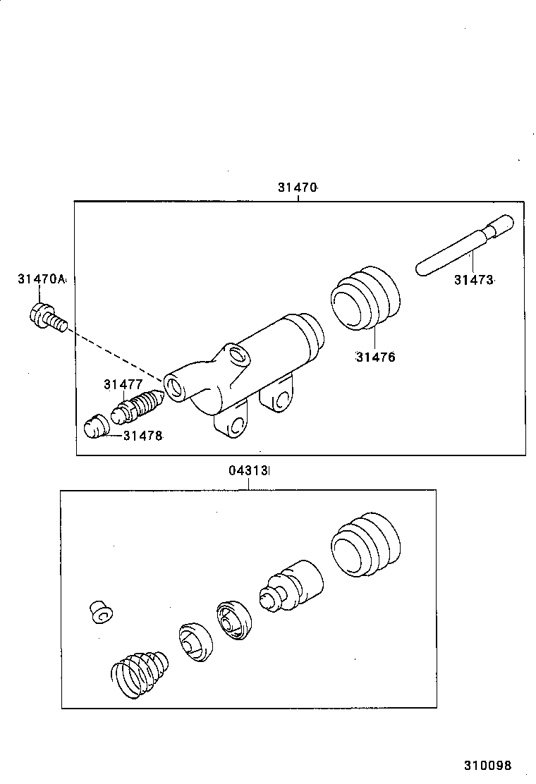  MARK 2 |  CLUTCH RELEASE CYLINDER