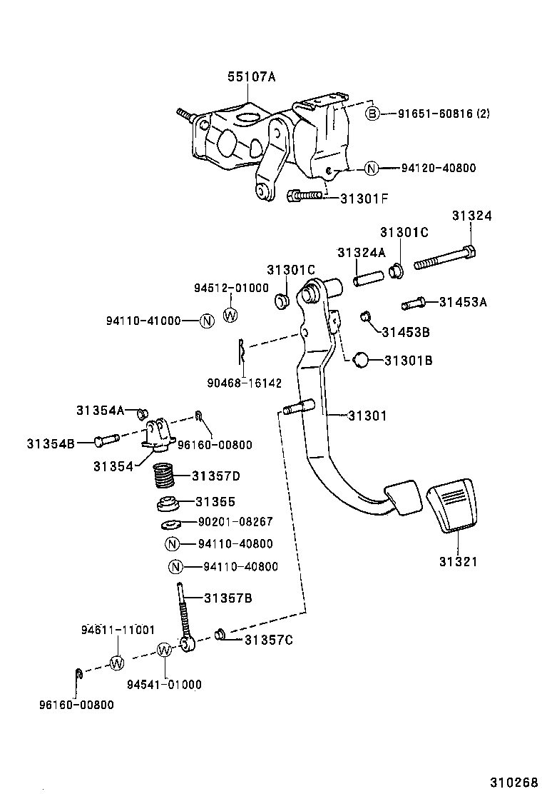  LAND CRUISER S T H T |  CLUTCH PEDAL FLEXIBLE HOSE
