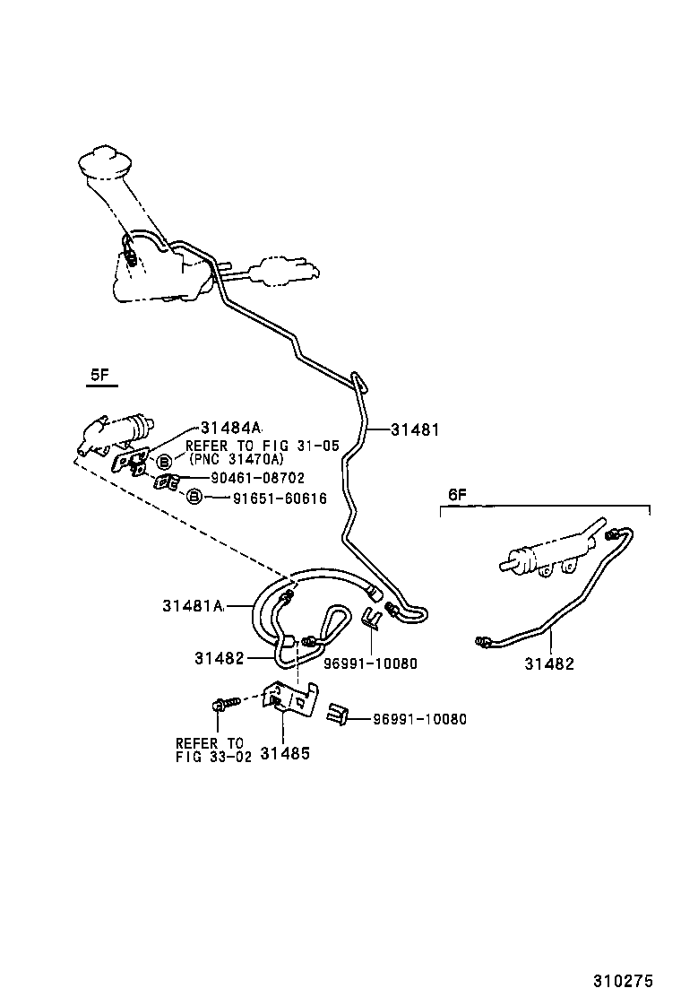  SUPRA |  CLUTCH PEDAL FLEXIBLE HOSE