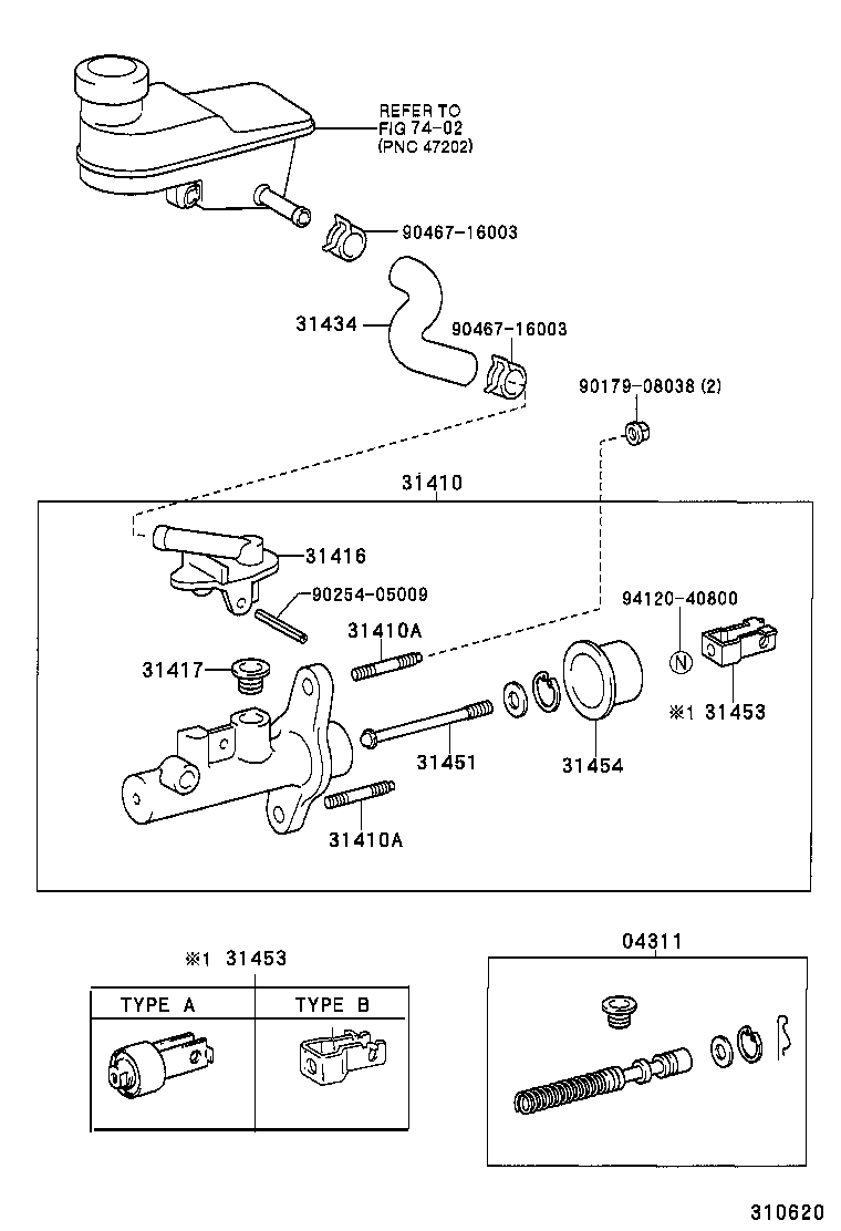  PLATZ |  CLUTCH MASTER CYLINDER