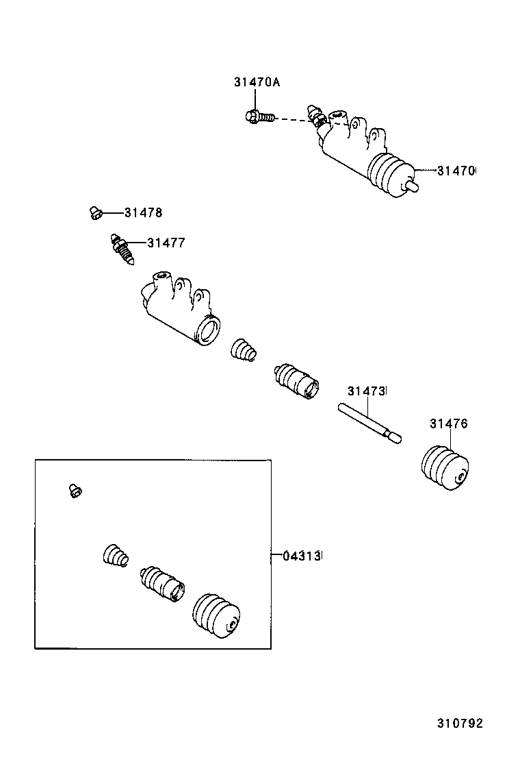  SPRINTER |  CLUTCH RELEASE CYLINDER
