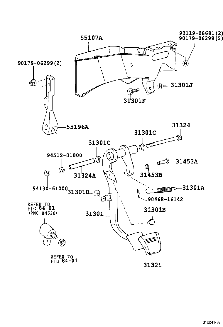  LAND CRUISER S T H T |  CLUTCH PEDAL FLEXIBLE HOSE