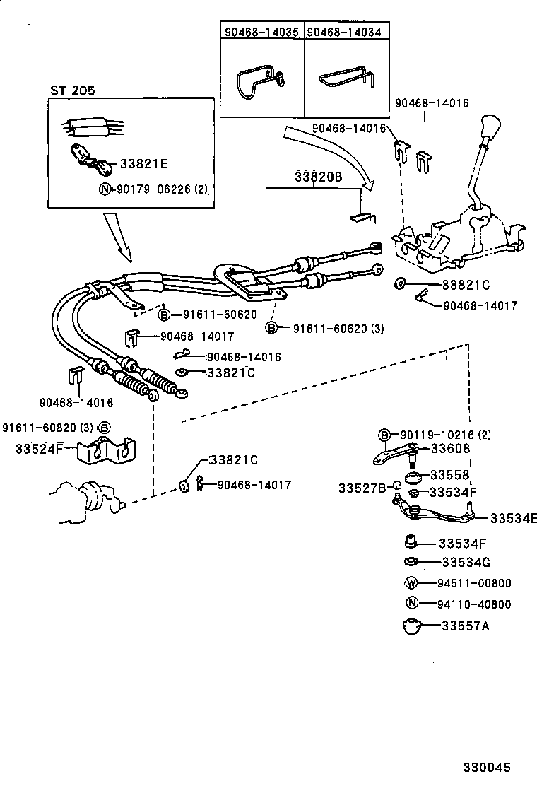  CARINA ED |  SHIFT LEVER RETAINER