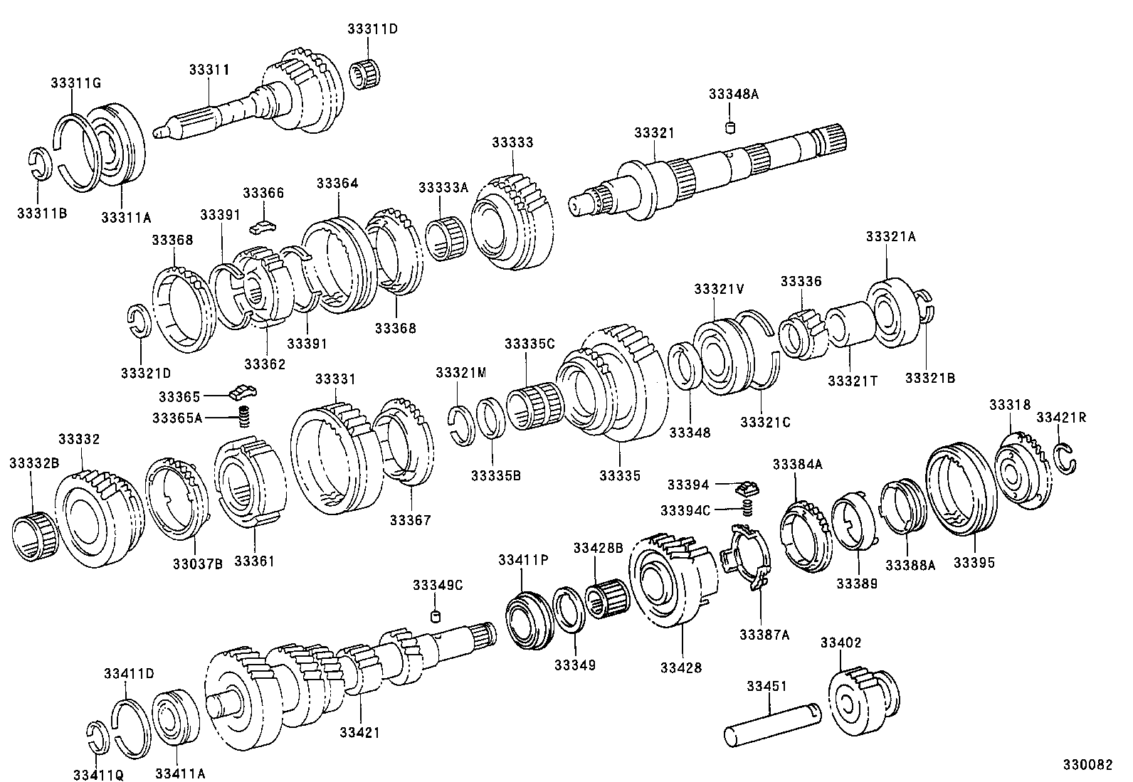  HIACE REGIUSACE |  TRANSMISSION GEAR MTM