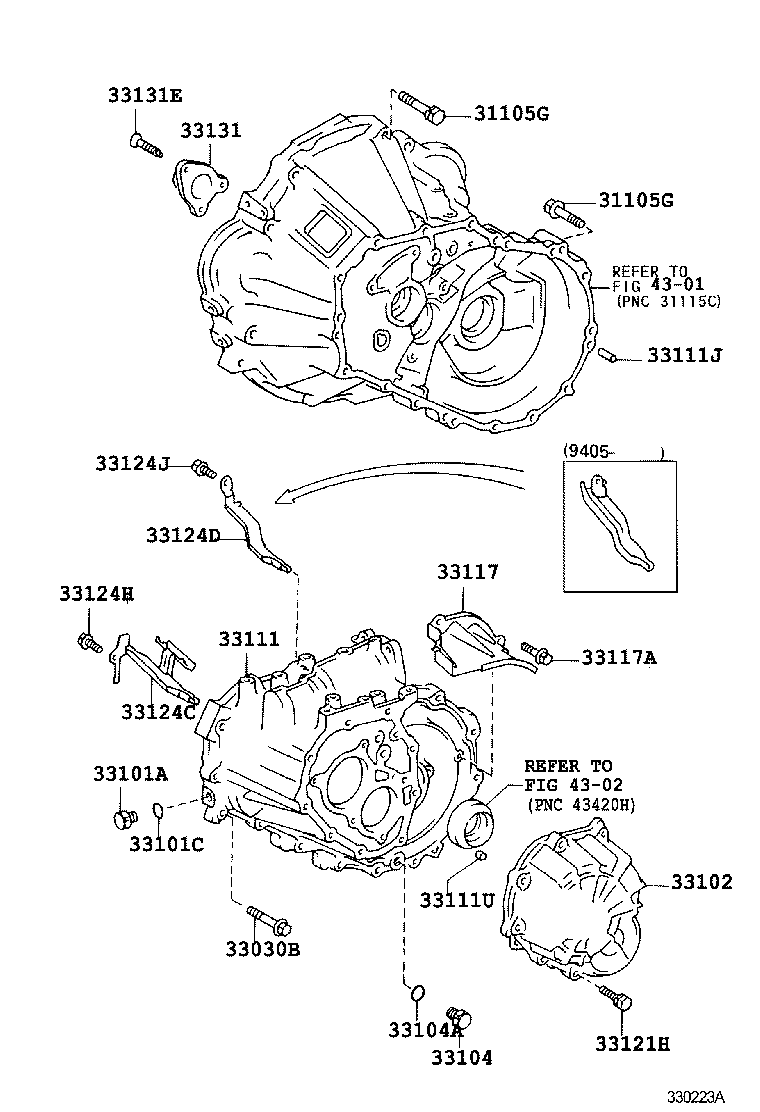 LVN CRE TRN MRN | CLUTCH HOUSING TRANSMISSION CASE MTM