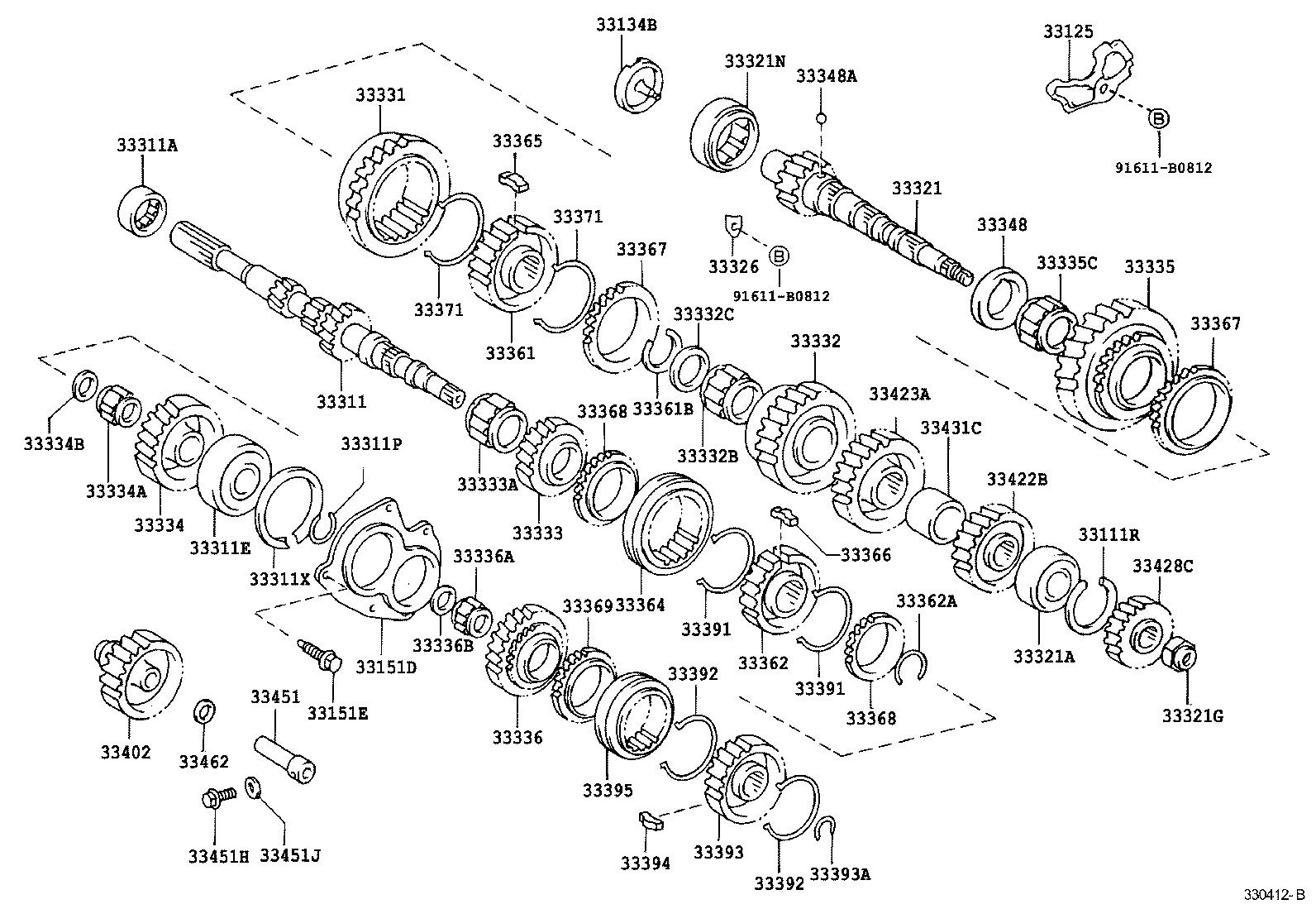  LEVIN TRUENO |  TRANSMISSION GEAR MTM