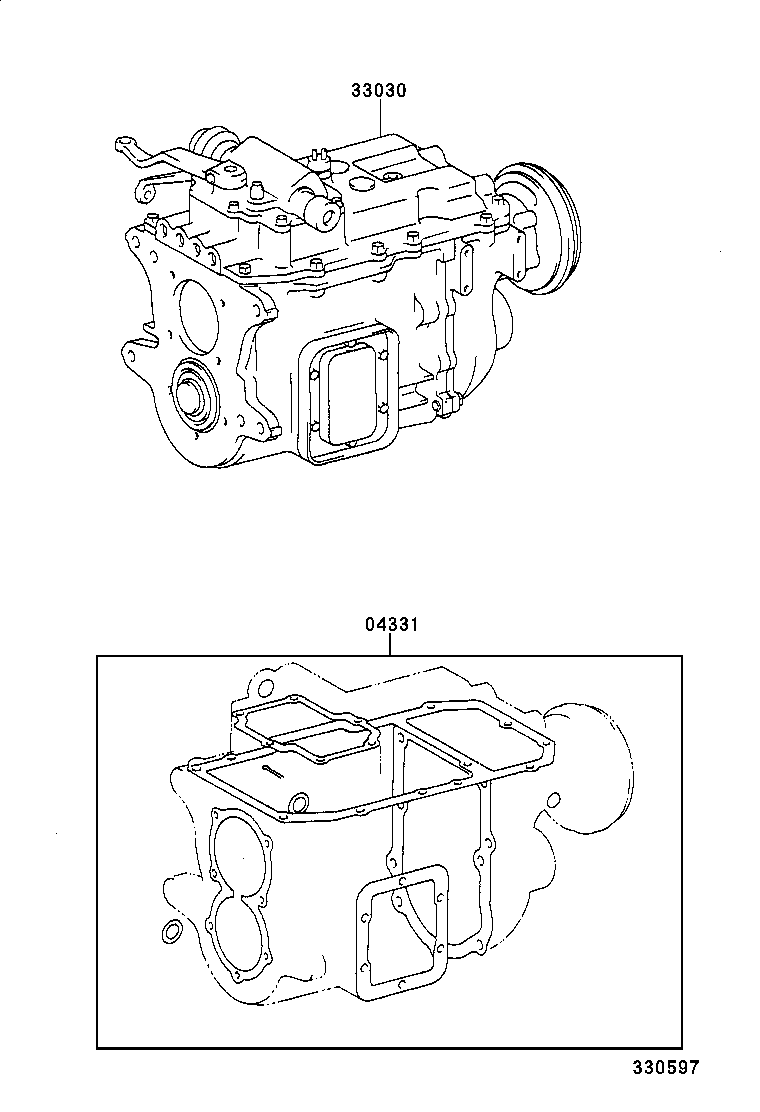  DYNA 200 TOYOACE G25 |  TRANSAXLE OR TRANSMISSION ASSY GASKET KIT MTM