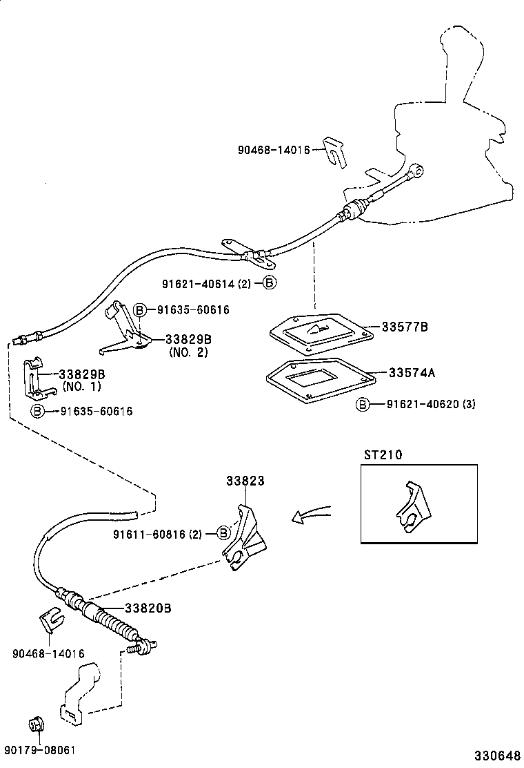  CALDINA |  SHIFT LEVER RETAINER