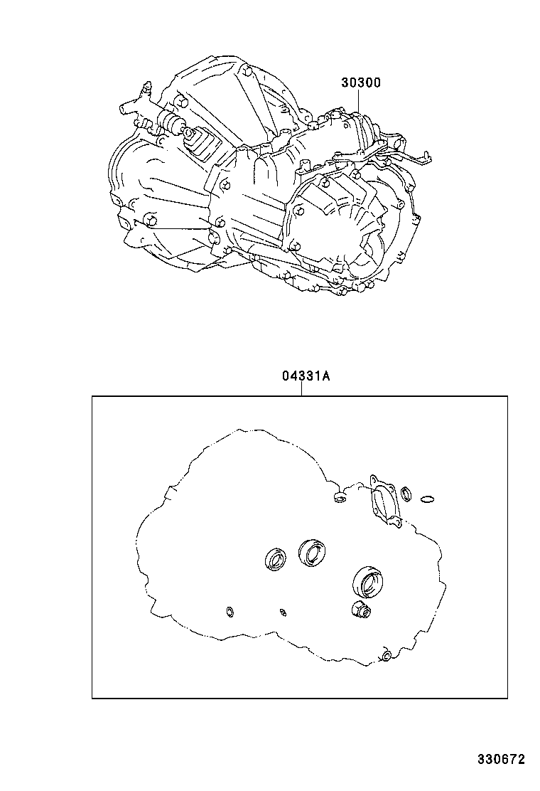  CALDINA |  TRANSAXLE OR TRANSMISSION ASSY GASKET KIT MTM