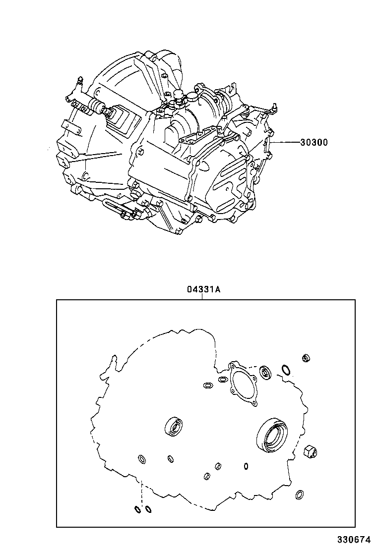  CALDINA |  TRANSAXLE OR TRANSMISSION ASSY GASKET KIT MTM