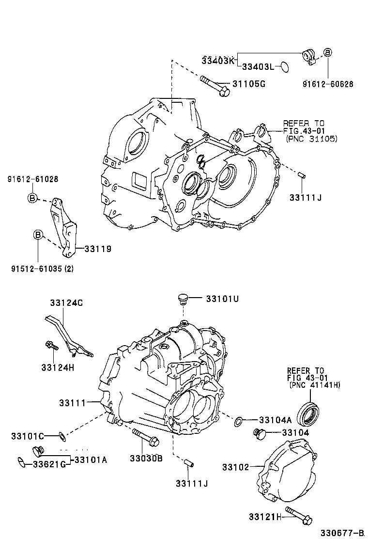 CALDINA |  CLUTCH HOUSING TRANSMISSION CASE MTM