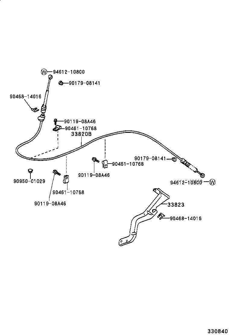  DYNA 200 TOYOACE G25 |  SHIFT LEVER RETAINER