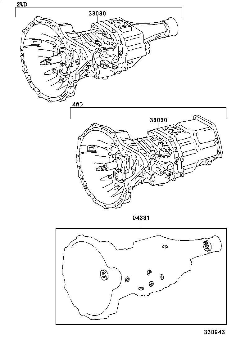  ESTIMA EMINA LUCIDA |  TRANSAXLE OR TRANSMISSION ASSY GASKET KIT MTM