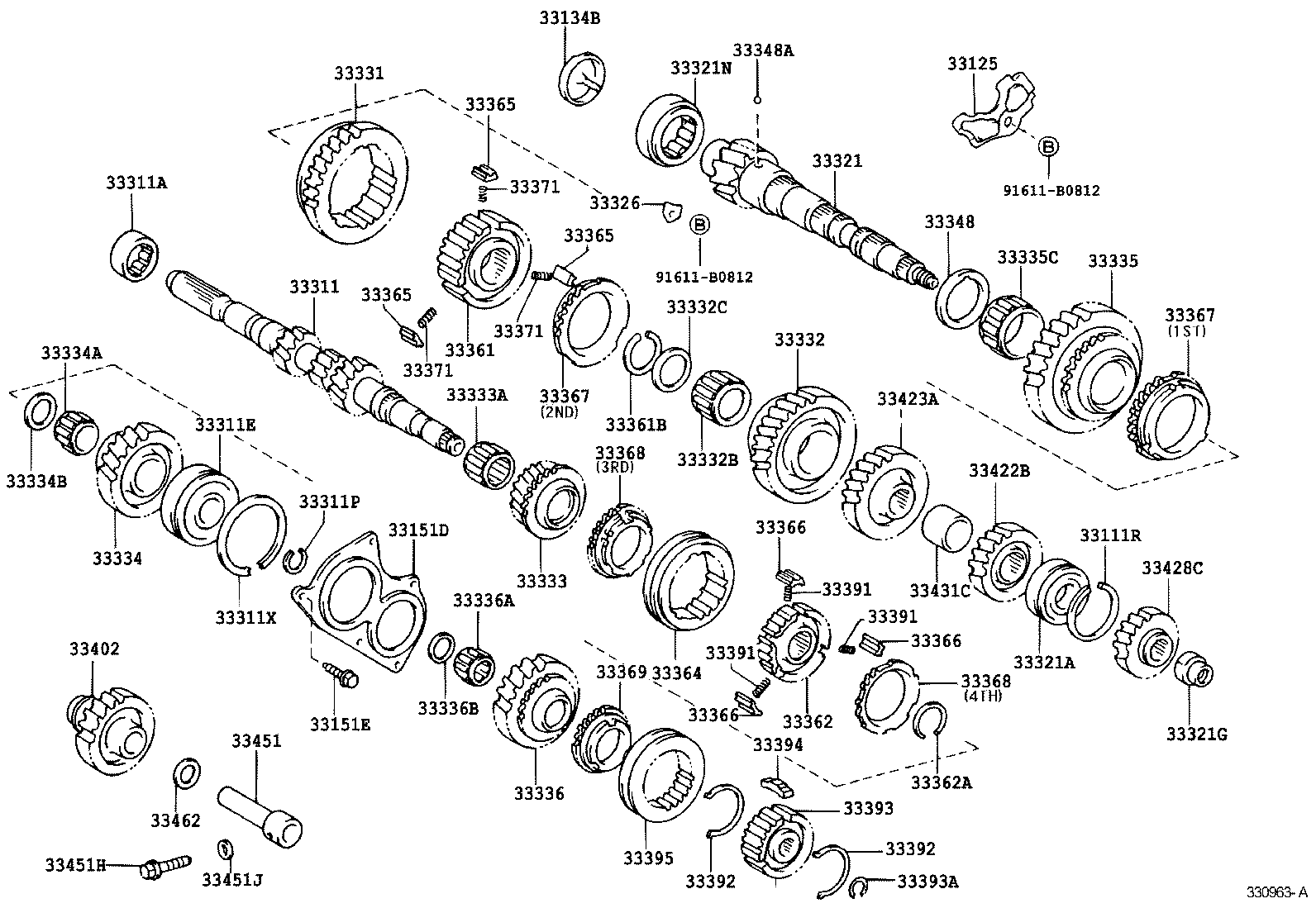  SPRINTER CARIB |  TRANSMISSION GEAR MTM