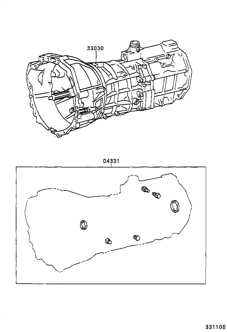  LAND CRUISER S T H T |  TRANSAXLE OR TRANSMISSION ASSY GASKET KIT MTM