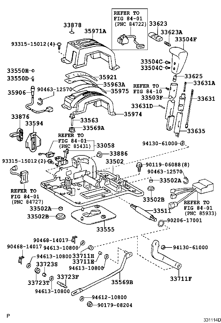  LAND CRUISER S T H T |  SHIFT LEVER RETAINER