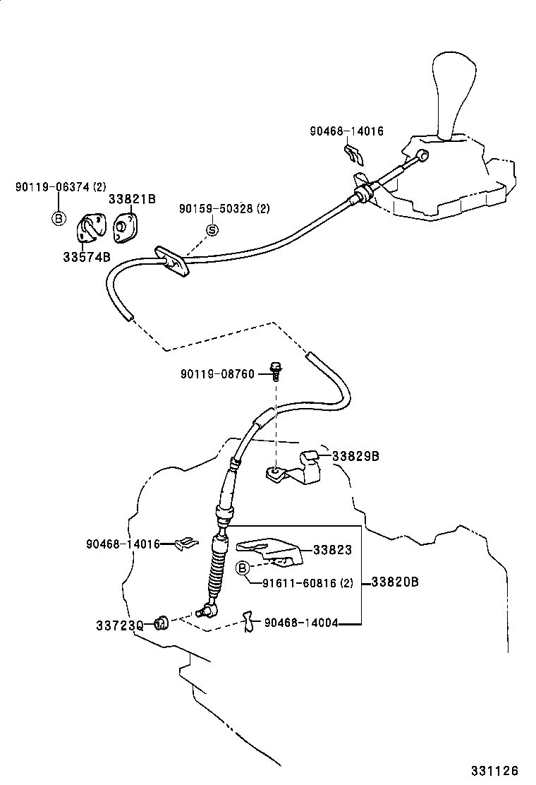  MARK 2 WG |  SHIFT LEVER RETAINER
