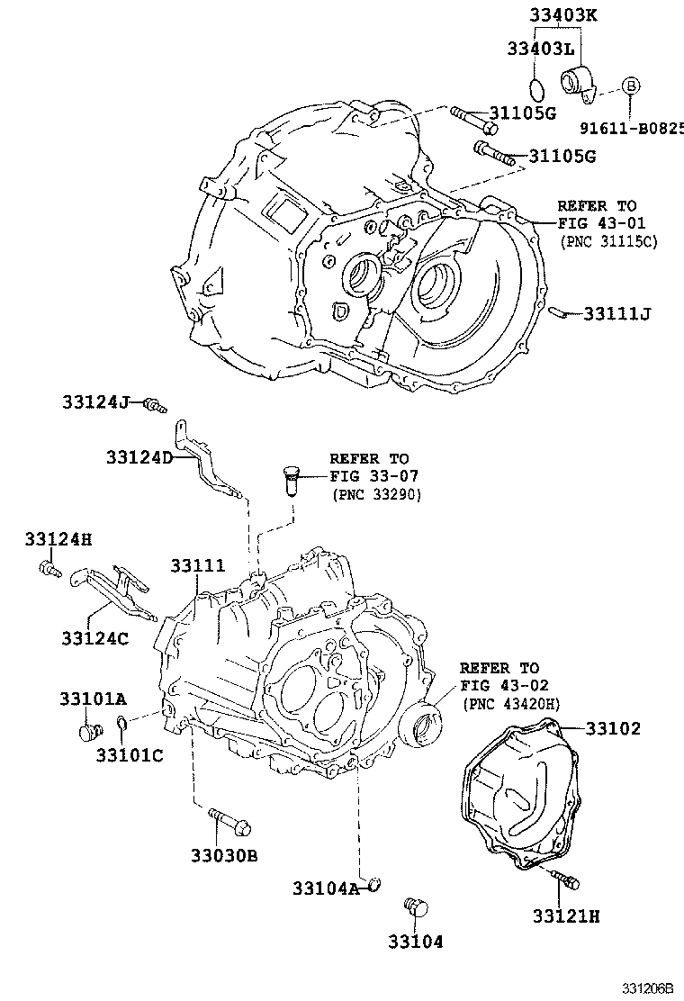  VITZ |  CLUTCH HOUSING TRANSMISSION CASE MTM