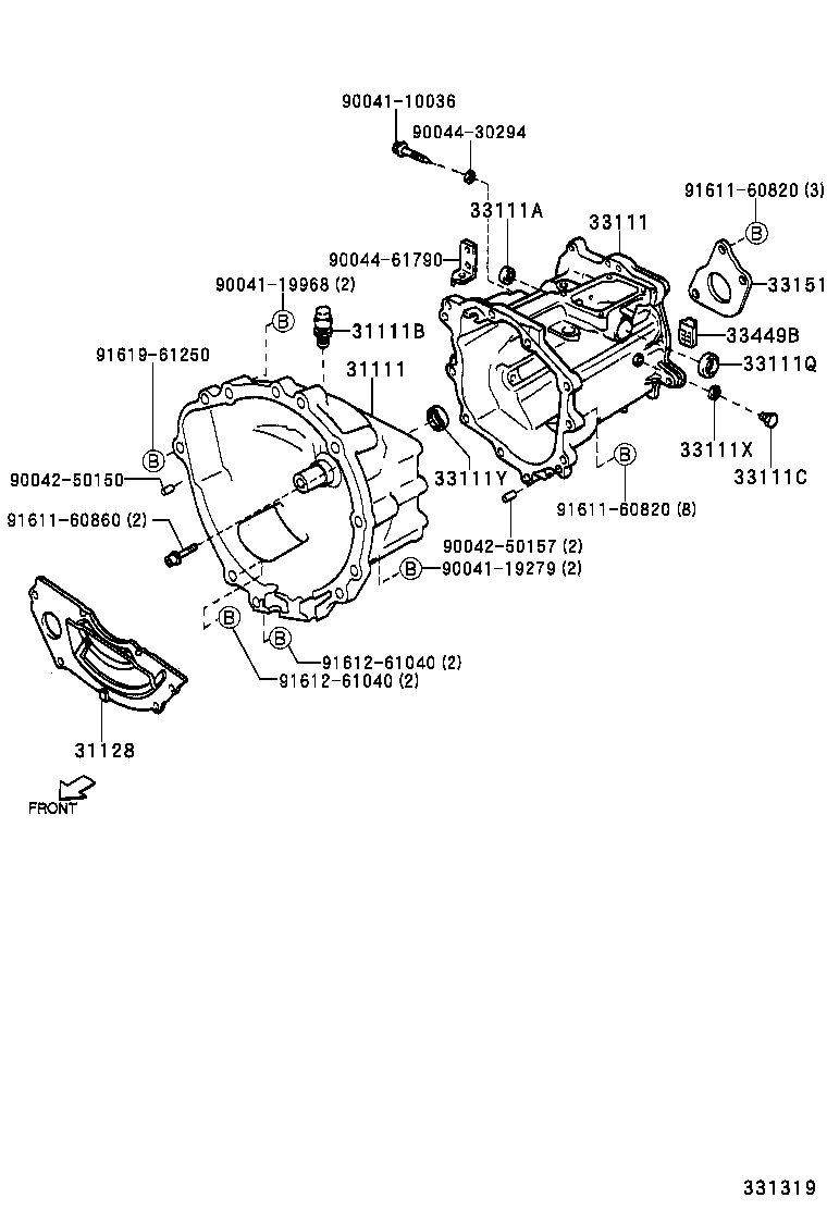  CAMI |  CLUTCH HOUSING TRANSMISSION CASE MTM