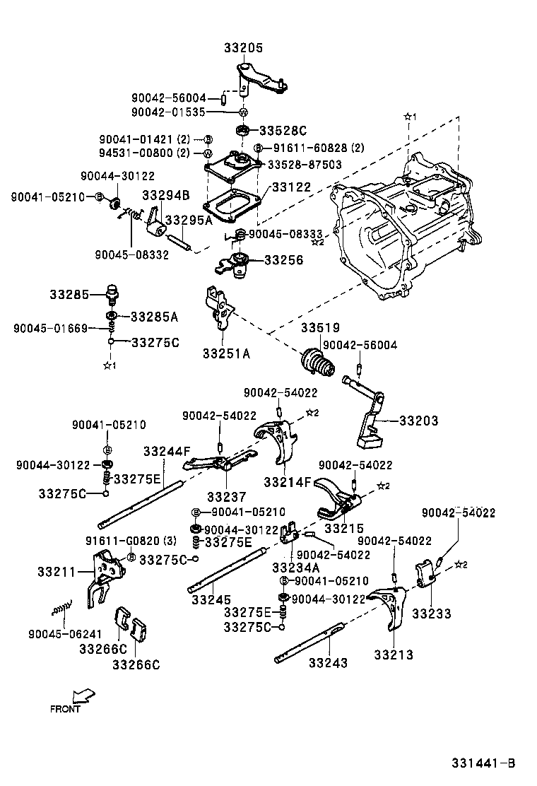  SPARKY |  GEAR SHIFT FORK LEVER SHAFT MTM
