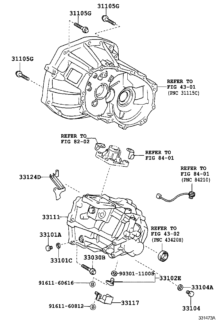  VITZ |  CLUTCH HOUSING TRANSMISSION CASE MTM