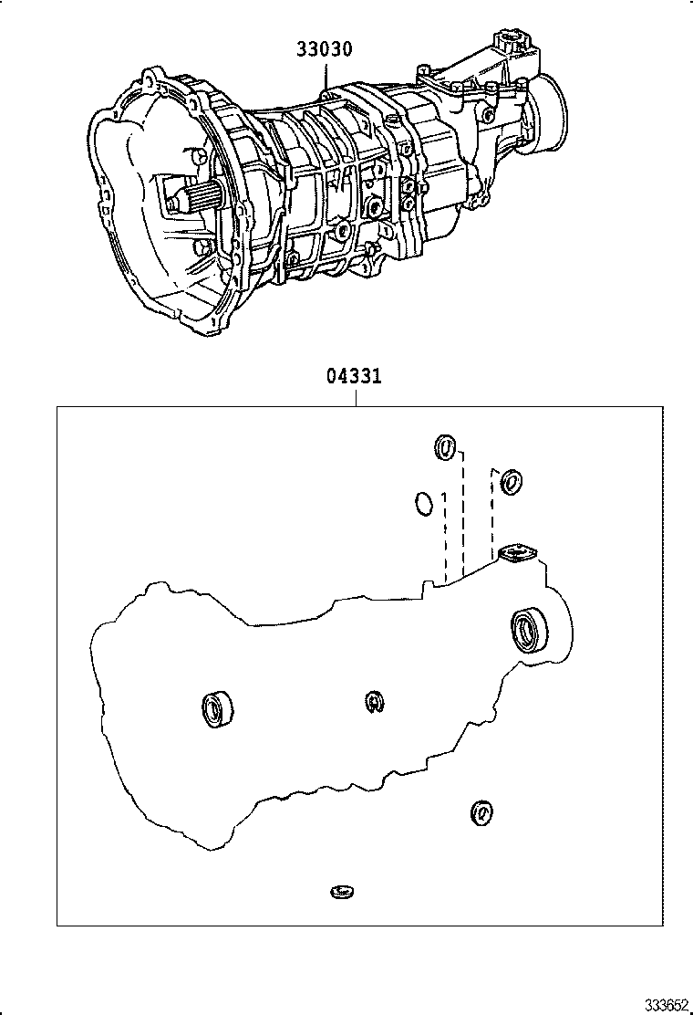  CROWN |  TRANSAXLE OR TRANSMISSION ASSY GASKET KIT MTM