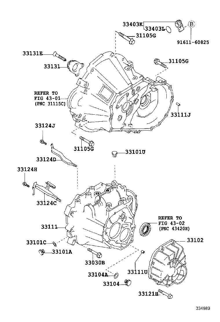 CARINA FF | CLUTCH HOUSING TRANSMISSION CASE MTM