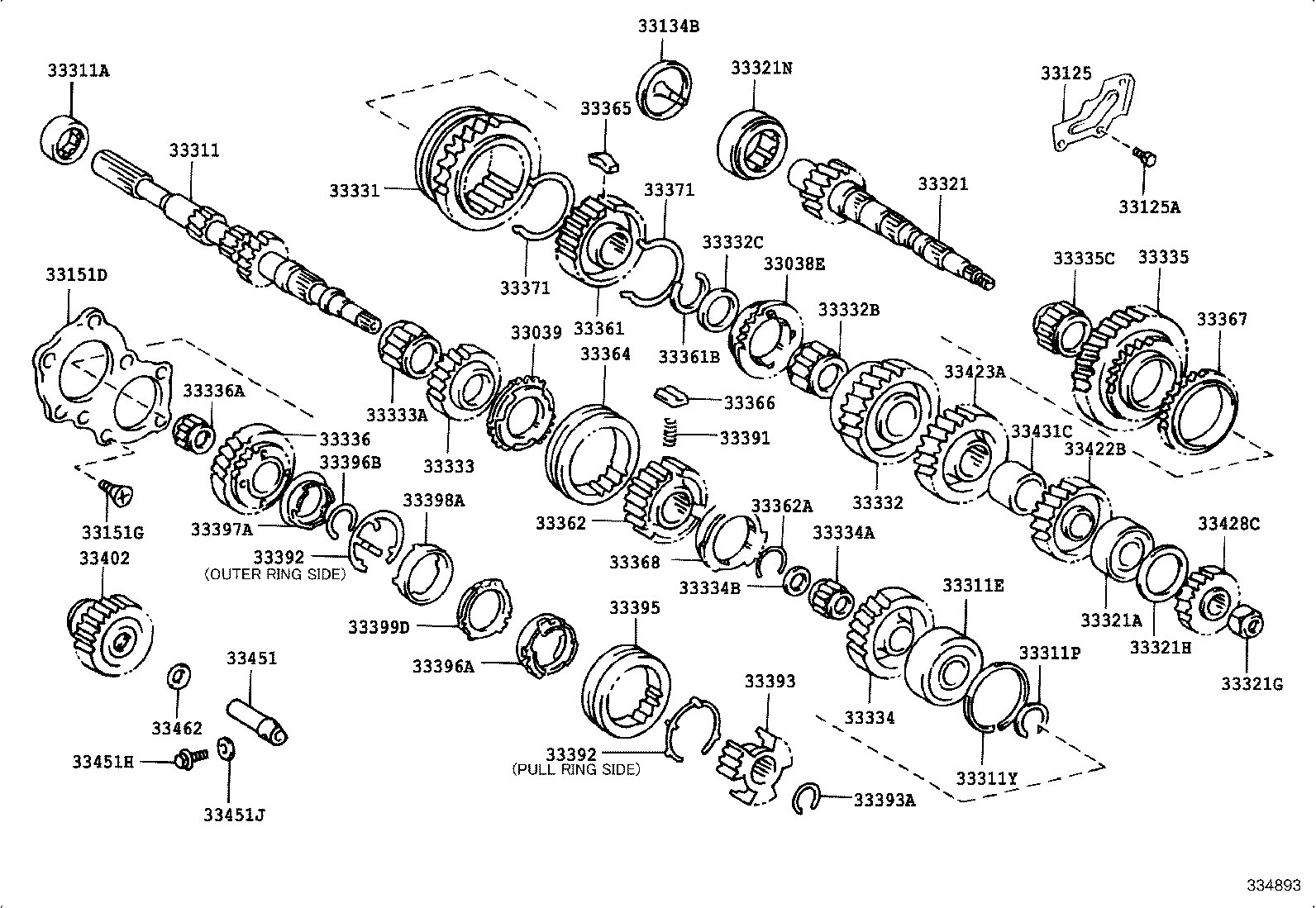  MR2 |  TRANSMISSION GEAR MTM