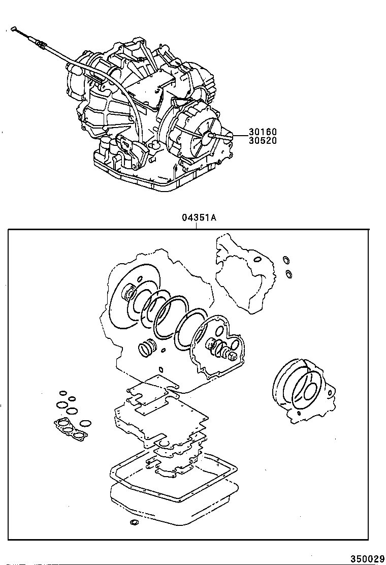  IPSUM |  TRANSAXLE OR TRANSMISSION ASSY GASKET KIT ATM