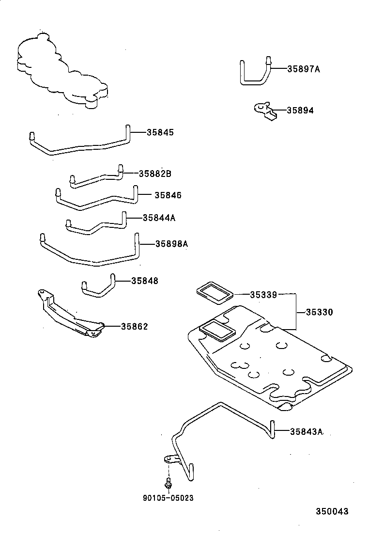  IPSUM |  VALVE BODY OIL STRAINER ATM