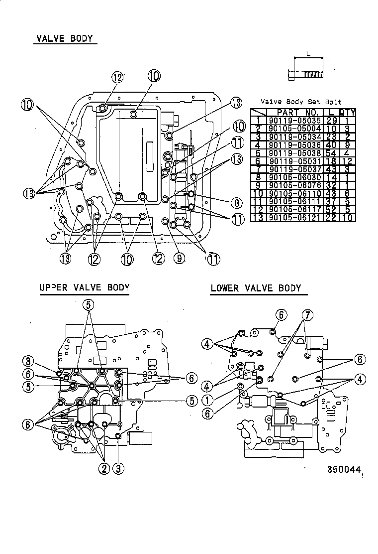  IPSUM |  VALVE BODY OIL STRAINER ATM