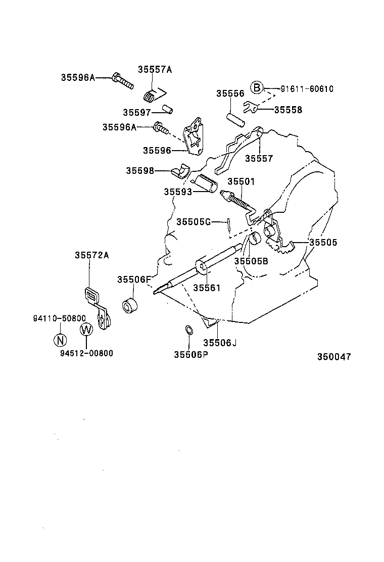  IPSUM |  THROTTLE LINK VALVE LEVER ATM