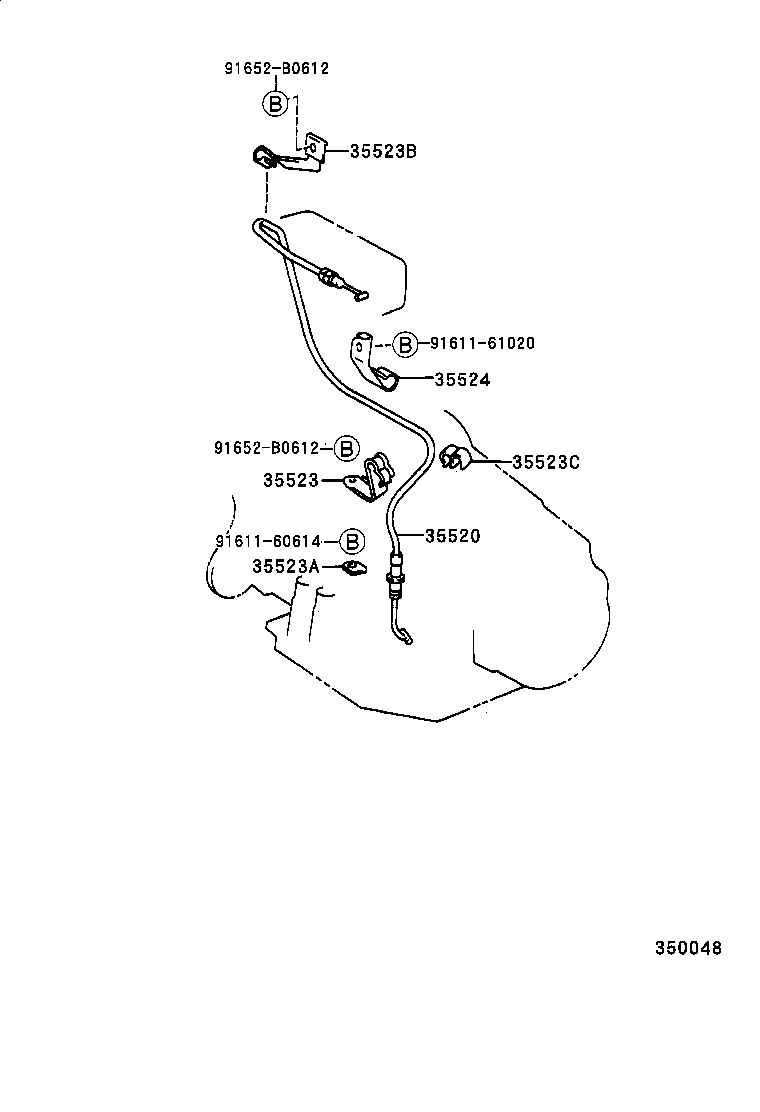  IPSUM |  THROTTLE LINK VALVE LEVER ATM