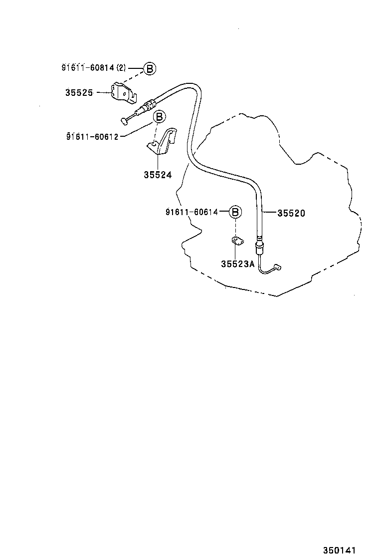  CARINA FF |  THROTTLE LINK VALVE LEVER ATM