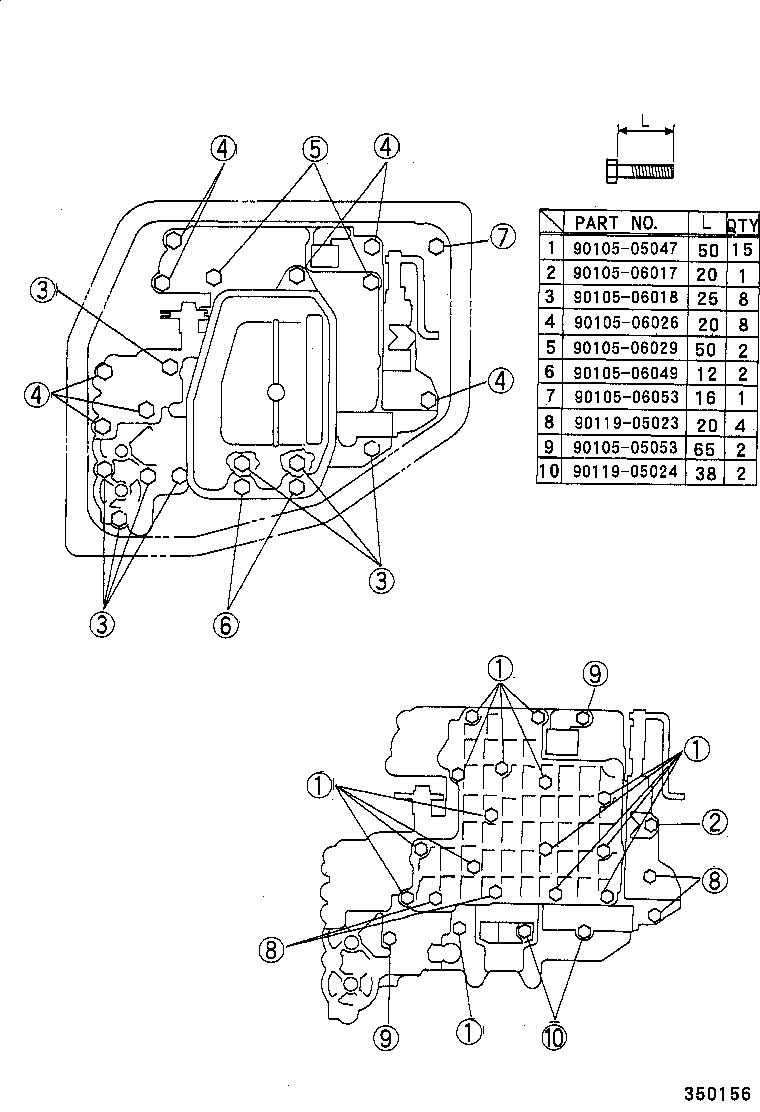  CARINA FF |  VALVE BODY OIL STRAINER ATM