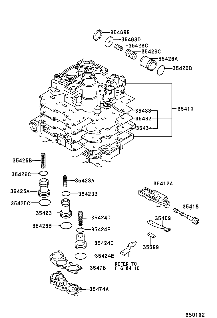  CARINA FF |  VALVE BODY OIL STRAINER ATM