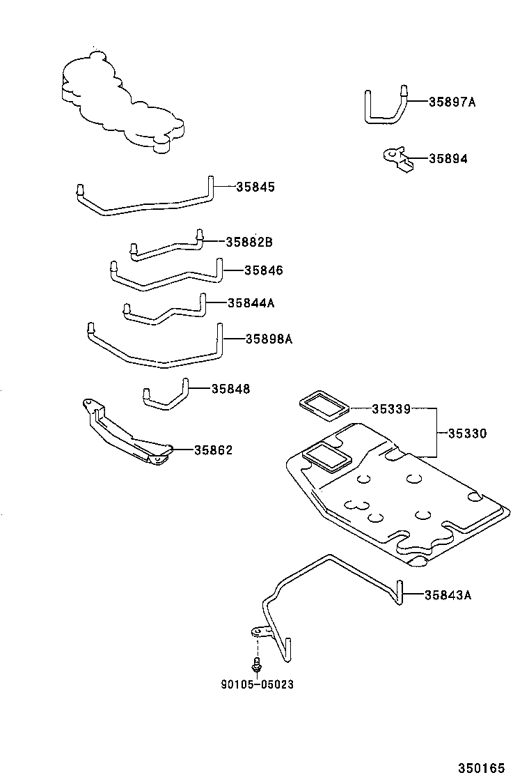  CARINA FF |  VALVE BODY OIL STRAINER ATM