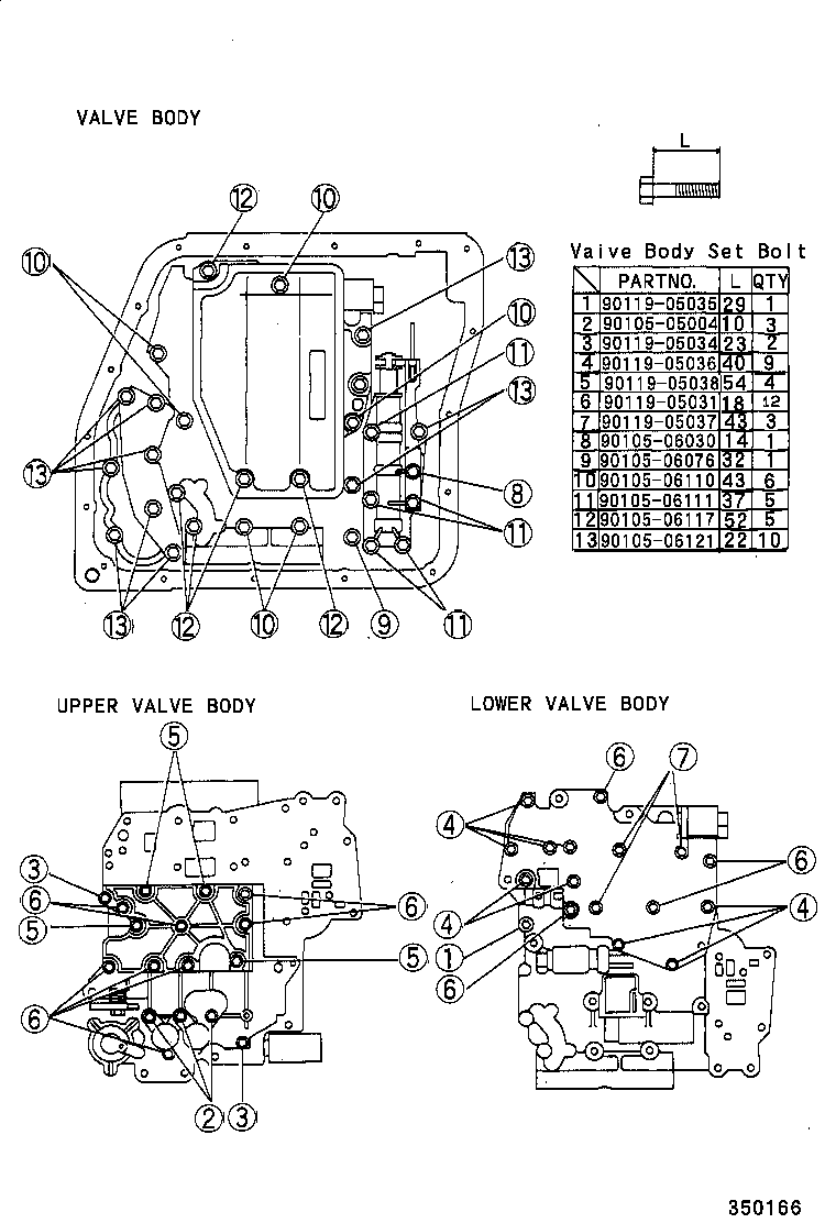  CARINA FF |  VALVE BODY OIL STRAINER ATM