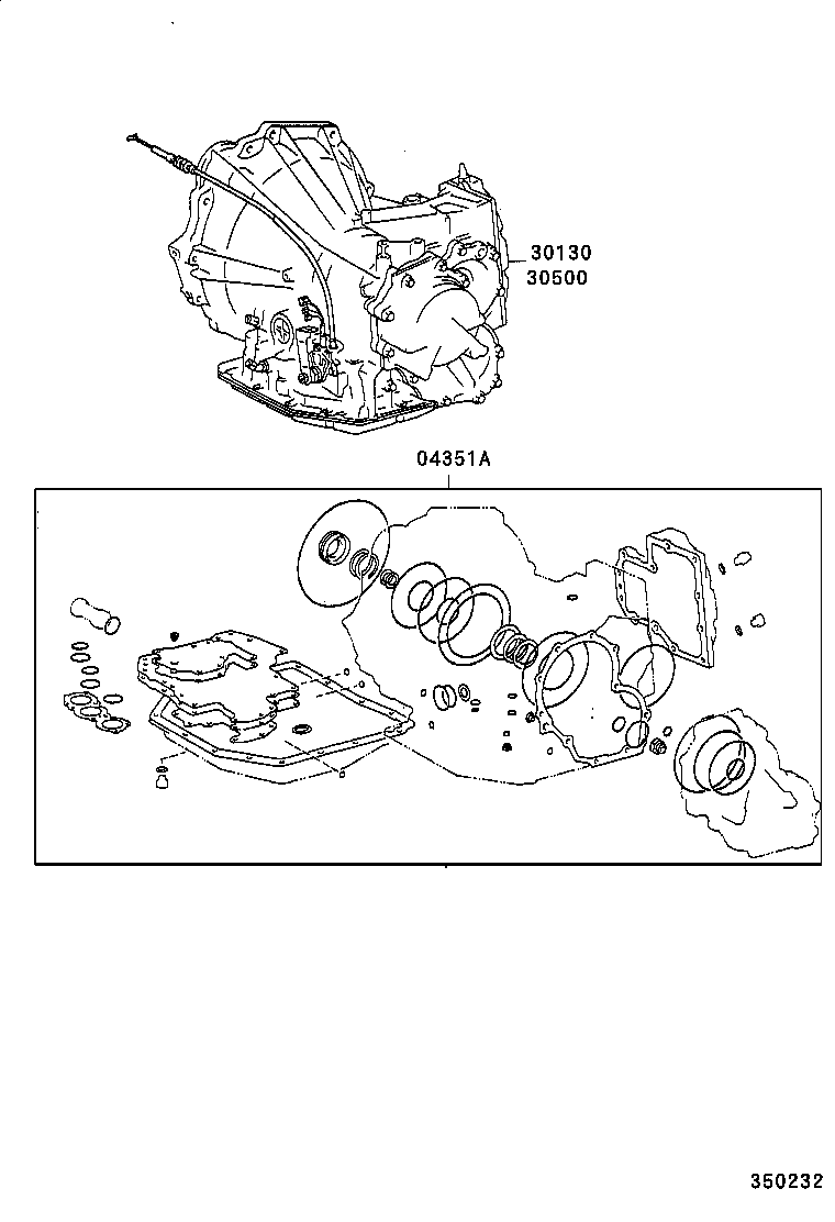  MARK 2 WG |  TRANSAXLE OR TRANSMISSION ASSY GASKET KIT ATM