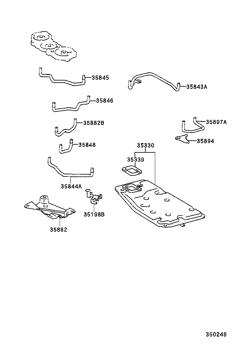  MARK 2 WG |  VALVE BODY OIL STRAINER ATM