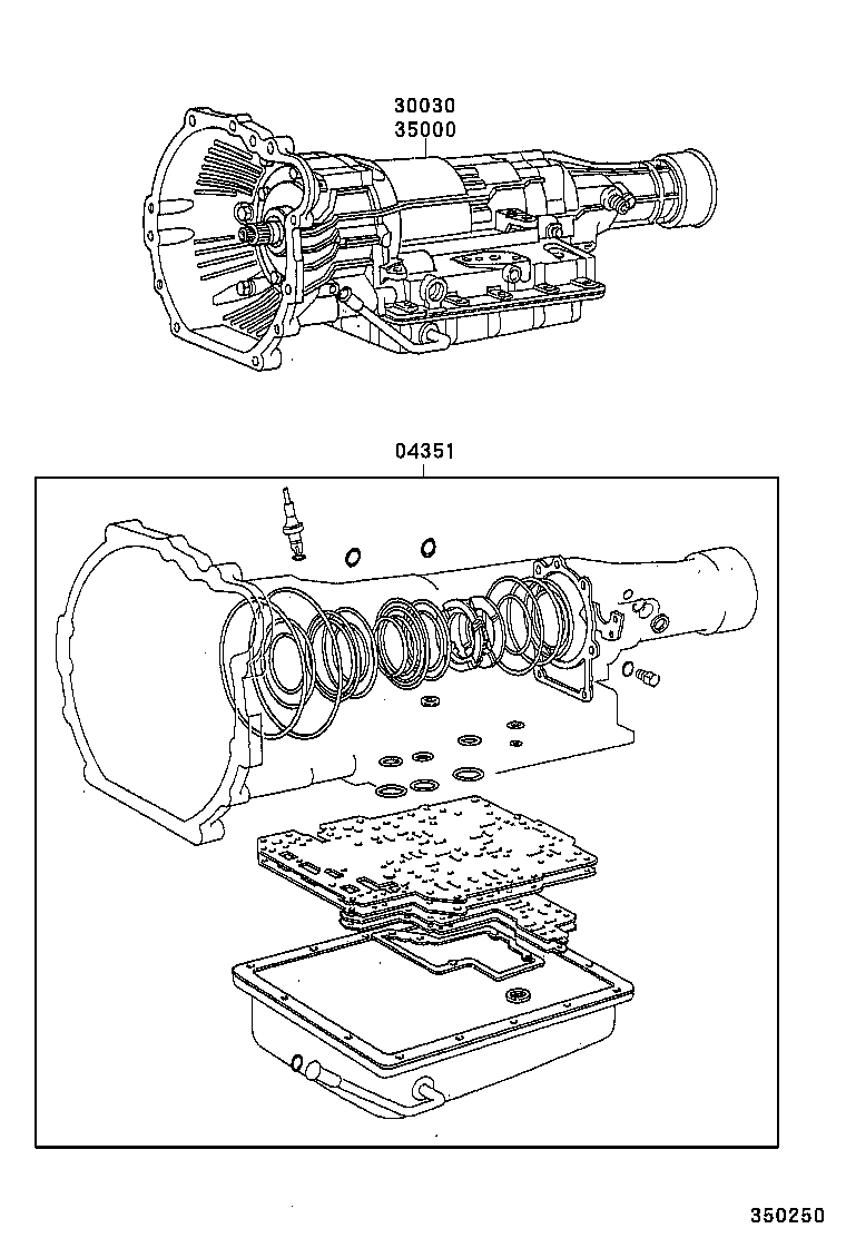 MARK 2 | TRANSAXLE OR TRANSMISSION ASSY GASKET KIT ATM
