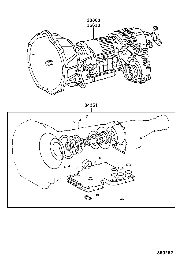  CHASER |  TRANSAXLE OR TRANSMISSION ASSY GASKET KIT ATM
