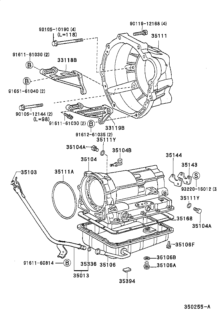 CRESTA |  TRANSMISSION CASE OIL PAN ATM